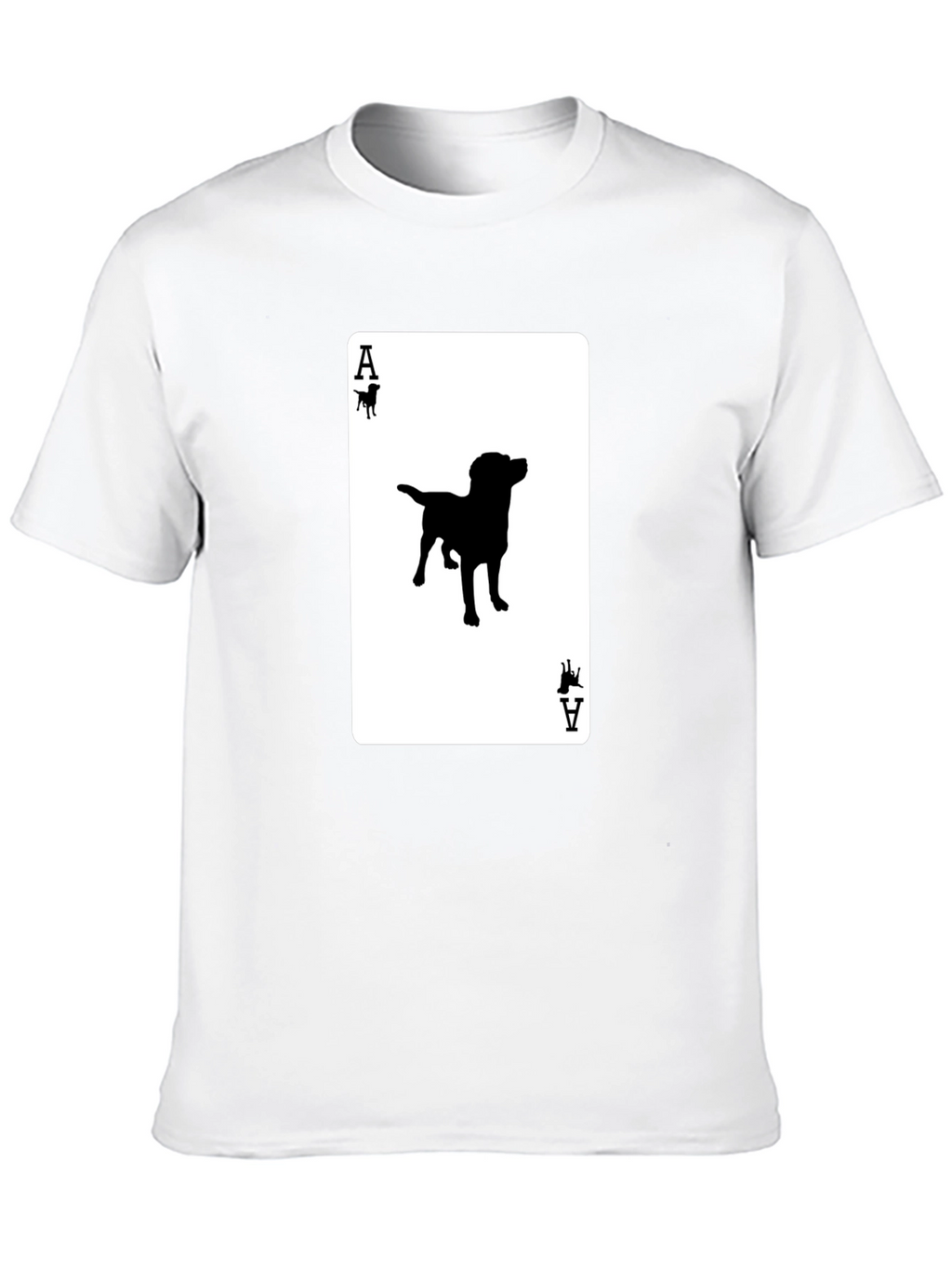 Ace of Dogs T-Shirt - Novelty Canine Card Tee