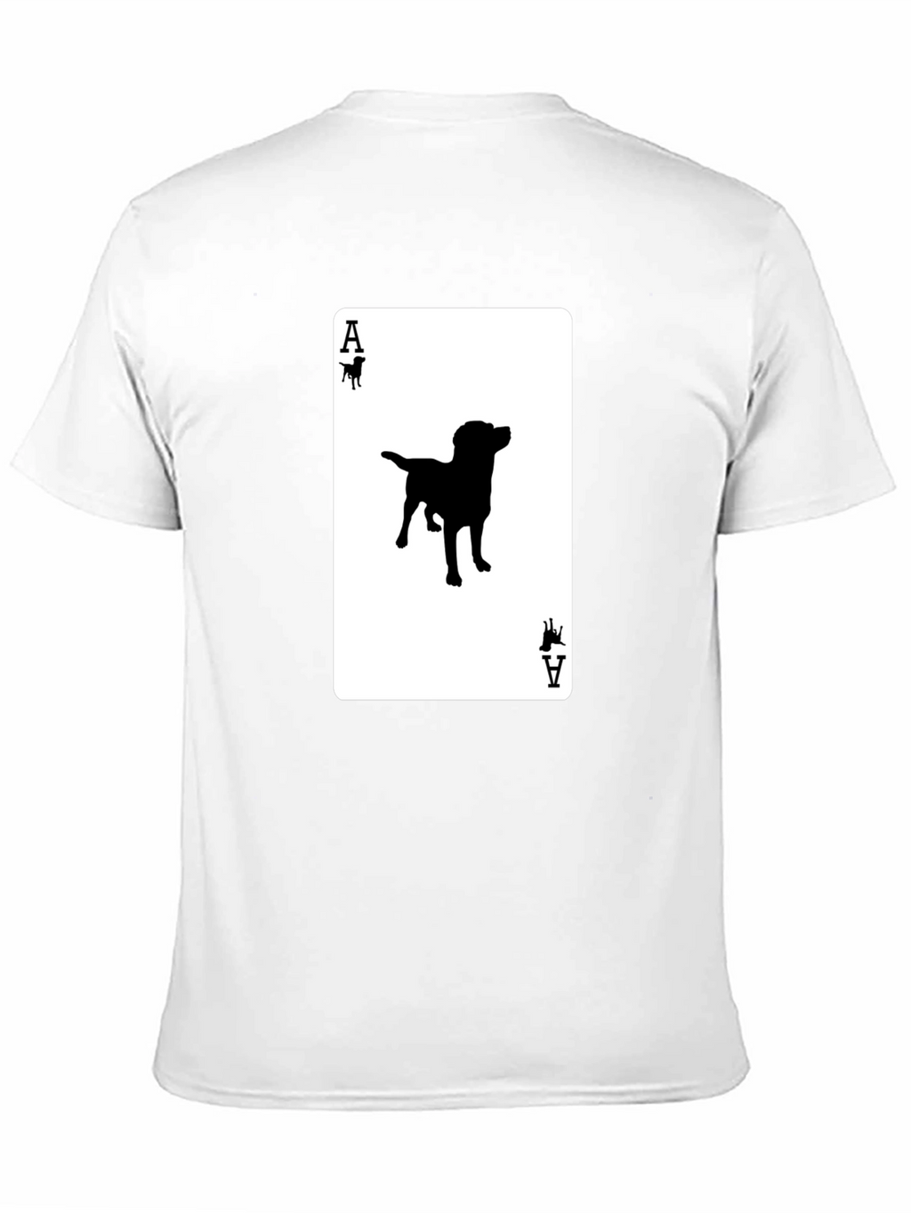 Ace of Dogs T-Shirt - Novelty Canine Card Tee