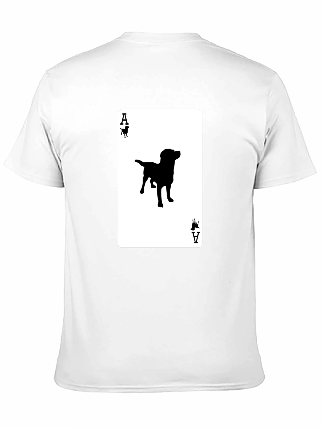 Ace of Dogs T-Shirt - Novelty Canine Card Tee