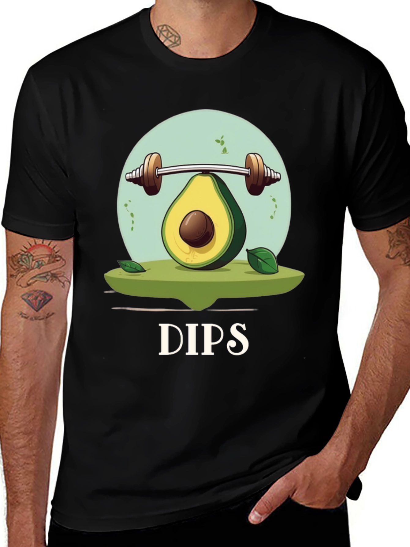 Avocado Dips Workout T-Shirt