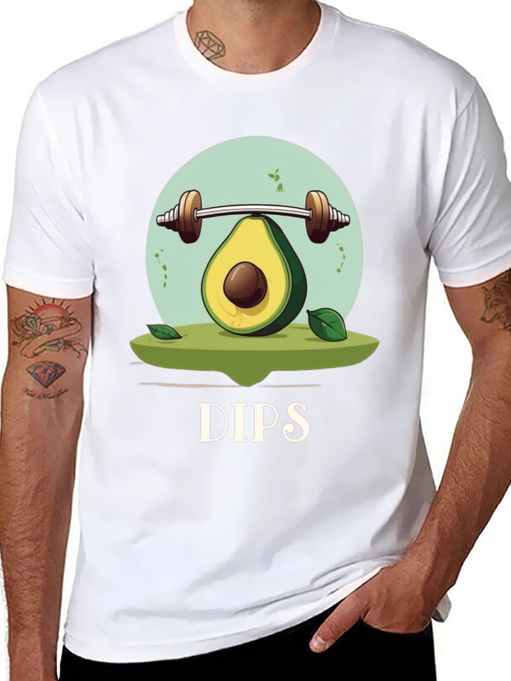 Avocado Dips Workout T-Shirt