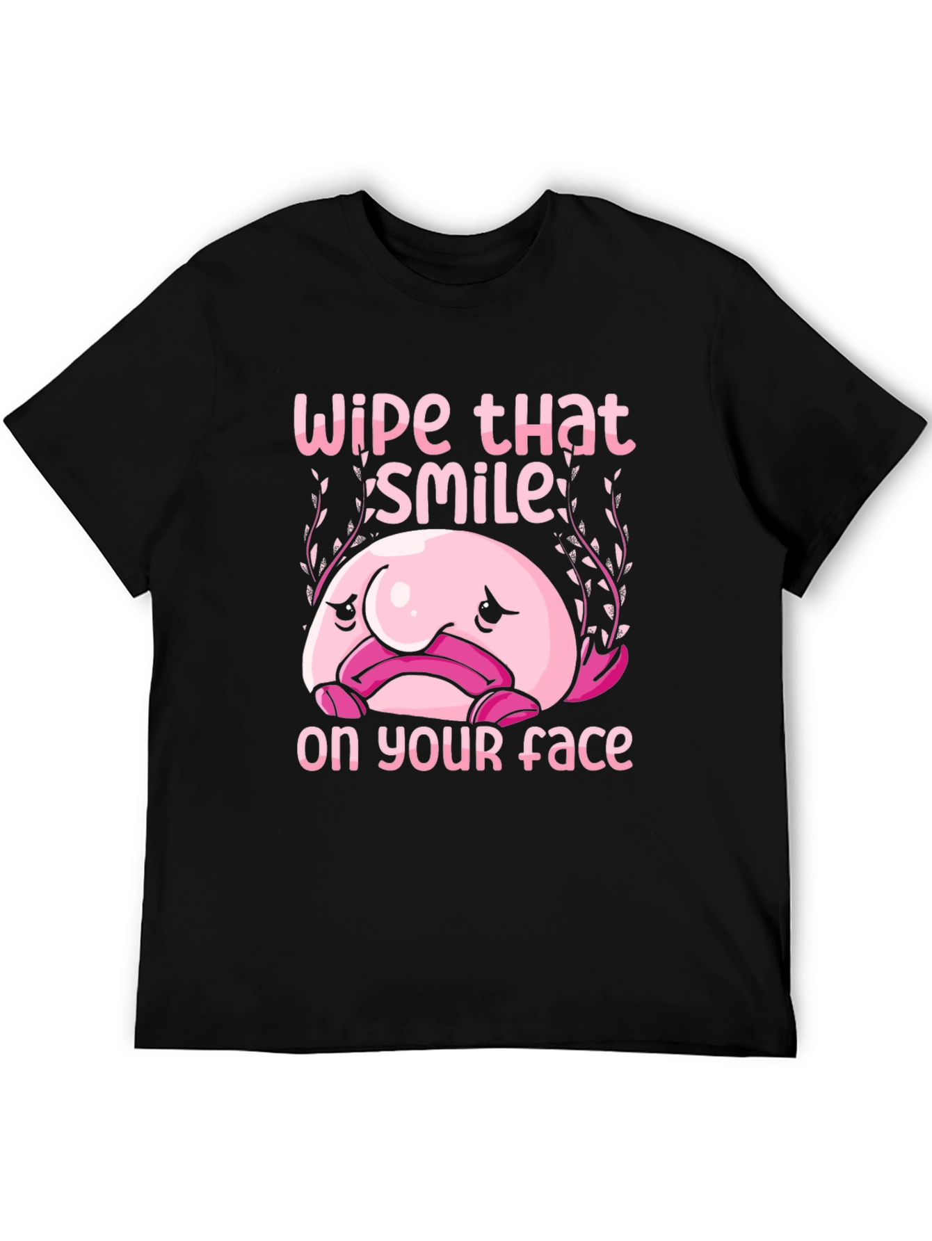 Funny Blobfish T-Shirt - Wipe That Smile Off