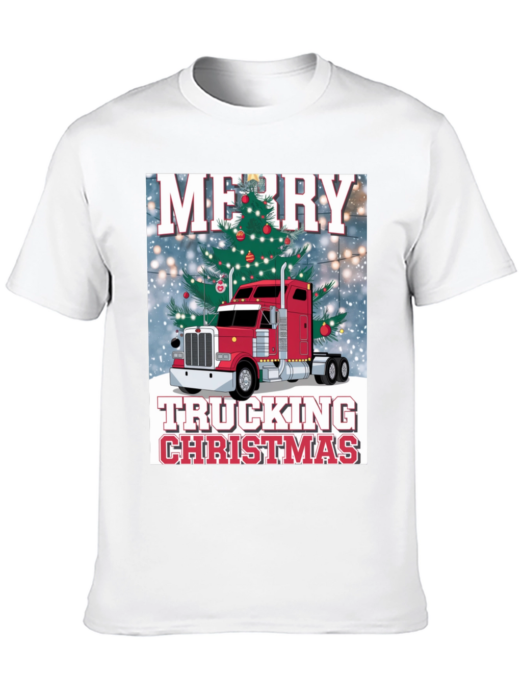Merry Trucking Christmas T-Shirt