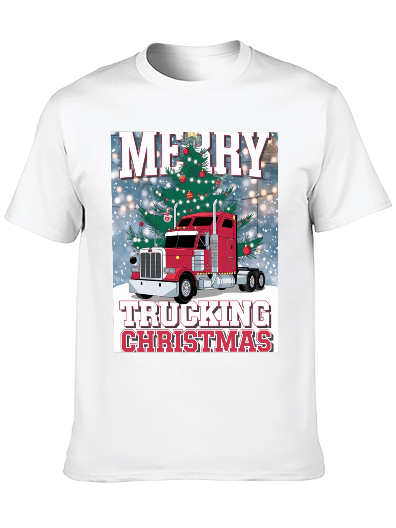 Merry Trucking Christmas T-Shirt