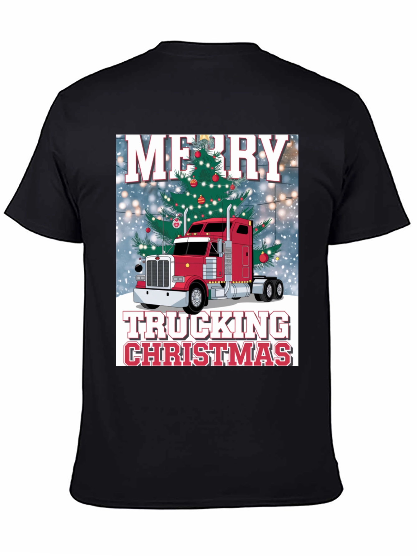 Merry Trucking Christmas T-Shirt