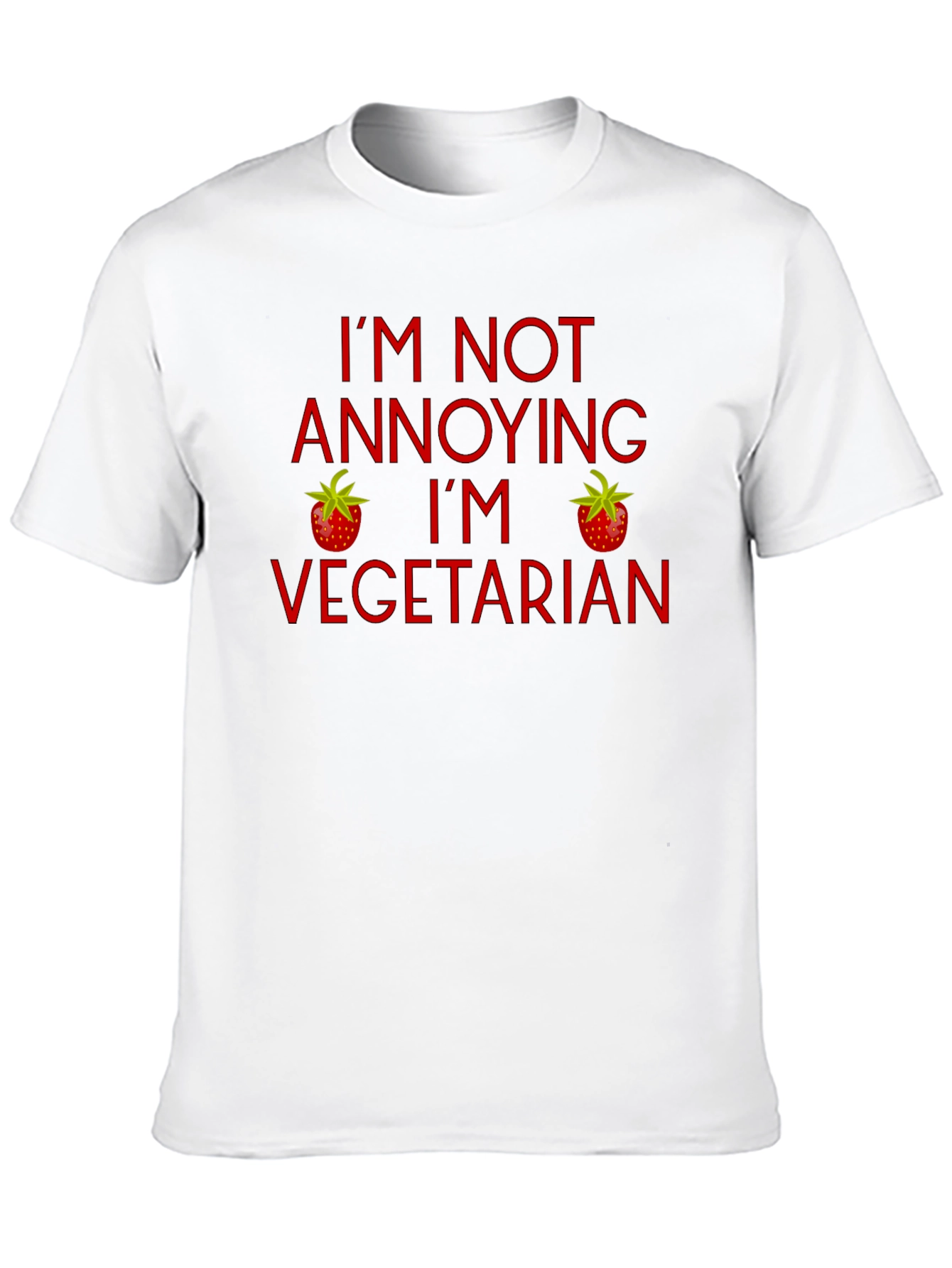 Funny Vegetarian T-Shirt - Im Not Annoying