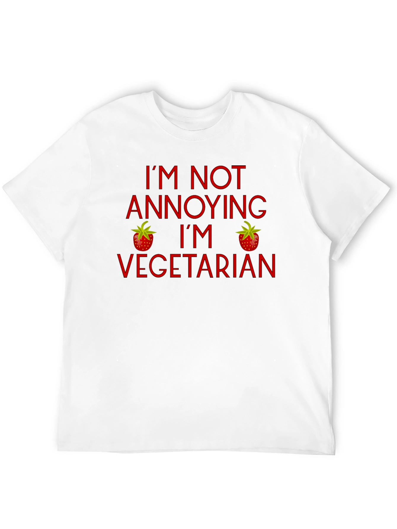 Funny Vegetarian T-Shirt - Im Not Annoying