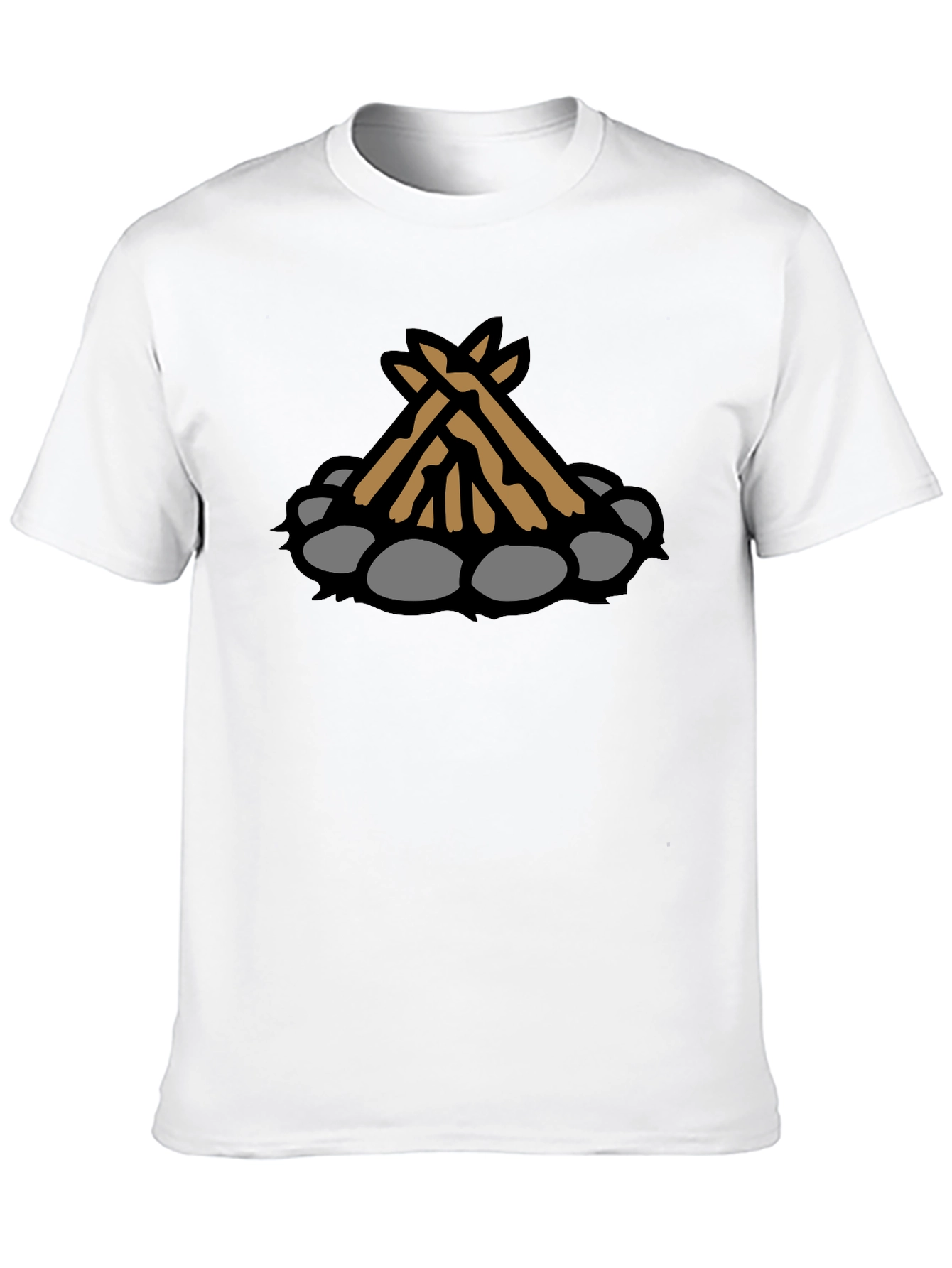 Campfire Graphic Tee - Cozy Outdoor Style