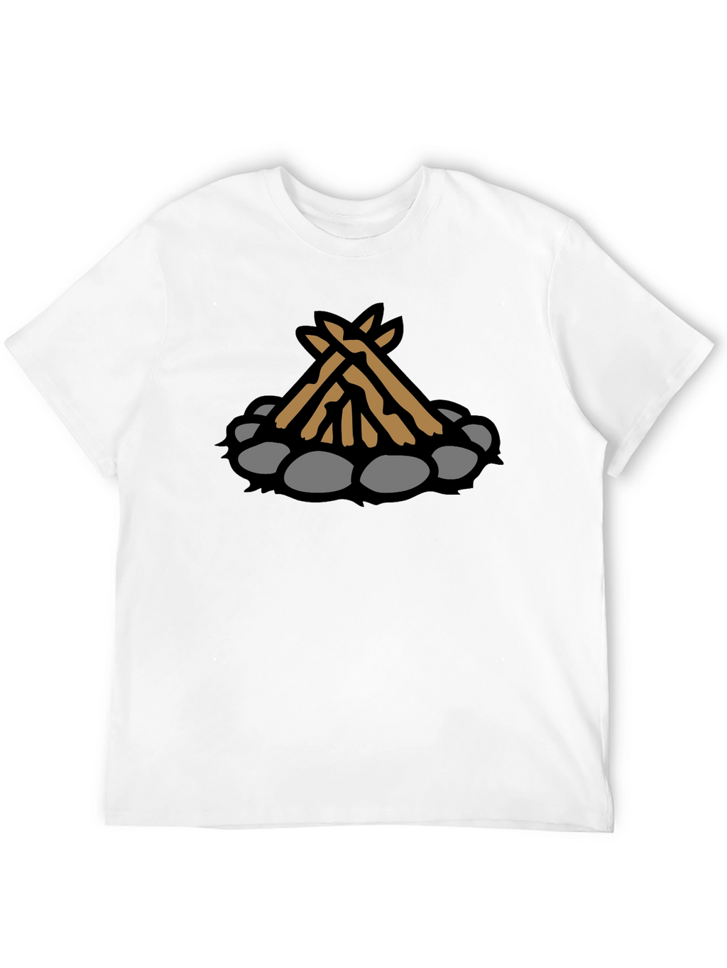 Campfire Graphic Tee - Cozy Outdoor Style