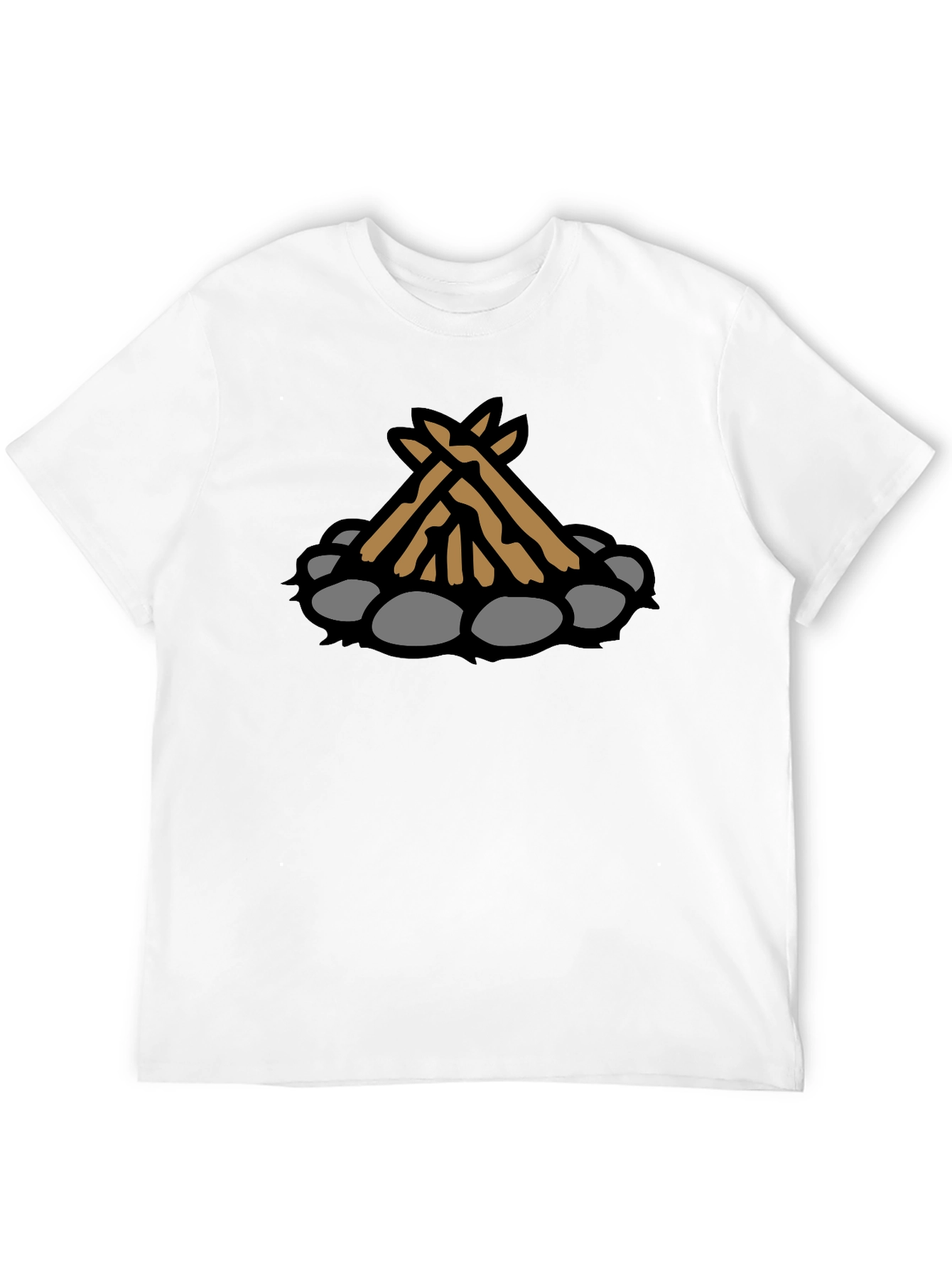 Campfire Graphic Tee - Cozy Outdoor Style