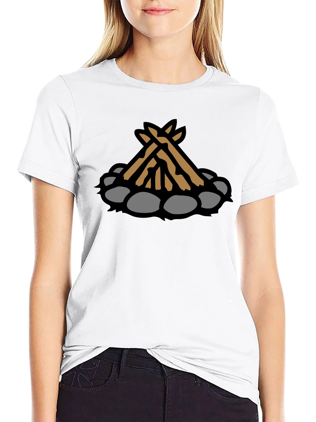 Campfire Graphic Tee - Cozy Outdoor Style