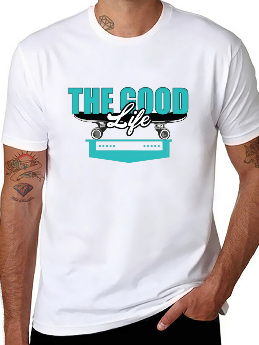 The Good Life Skateboard Graphic Tee