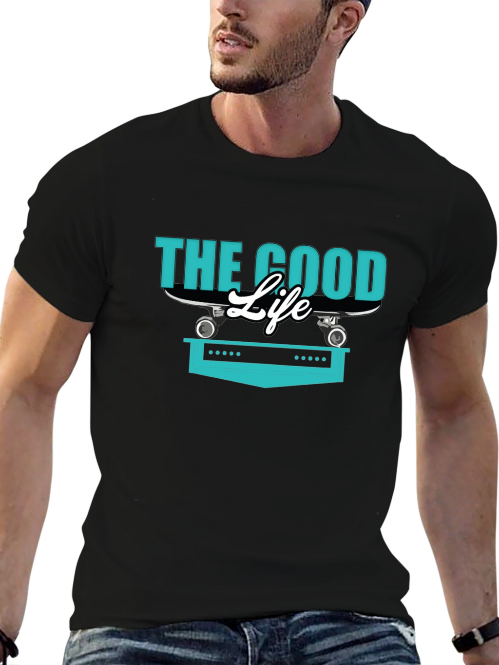 The Good Life Skateboard Graphic Tee