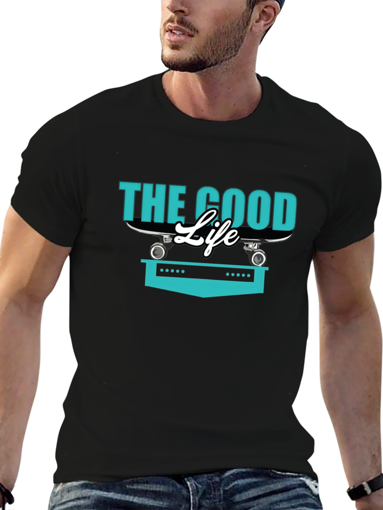The Good Life Skateboard Graphic Tee