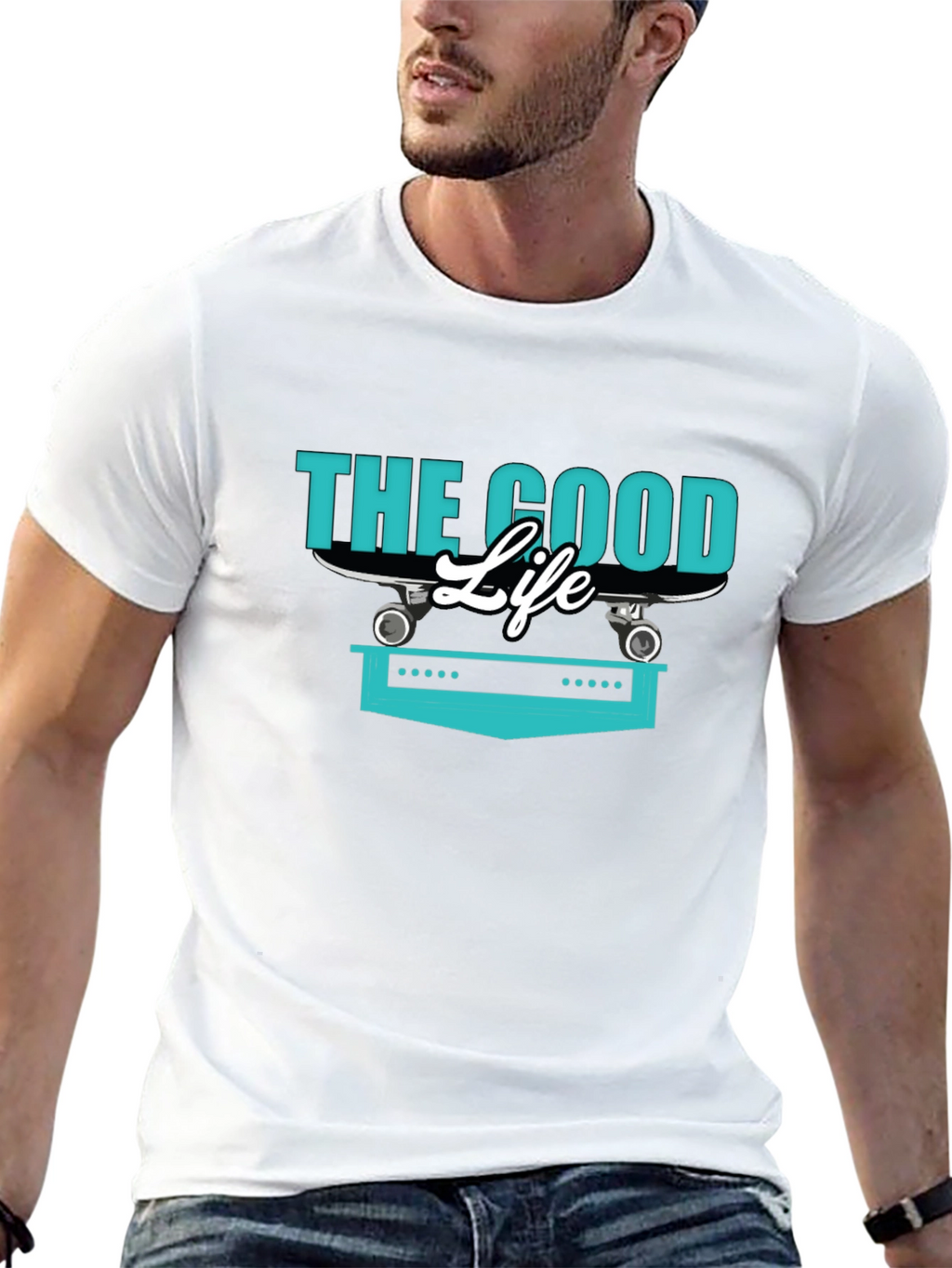 The Good Life Skateboard Graphic Tee