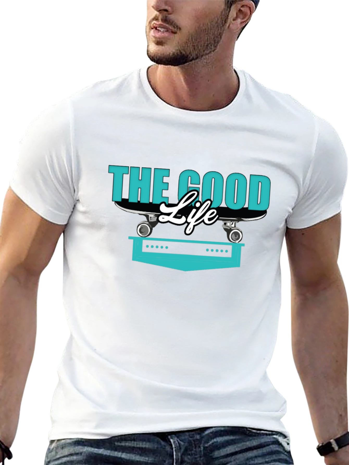 The Good Life Skateboard Graphic Tee