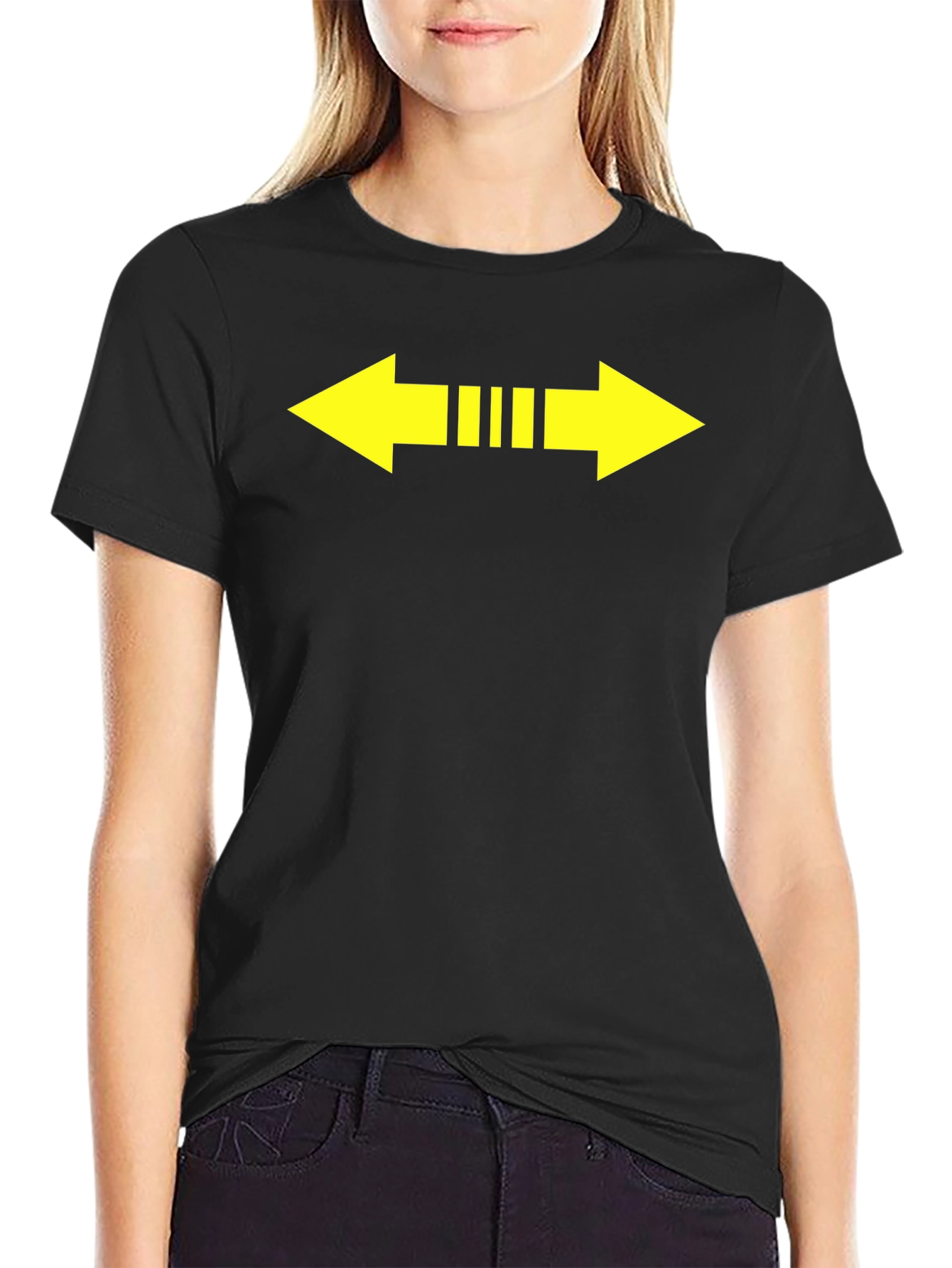 Arrow Direction Black T-Shirt
