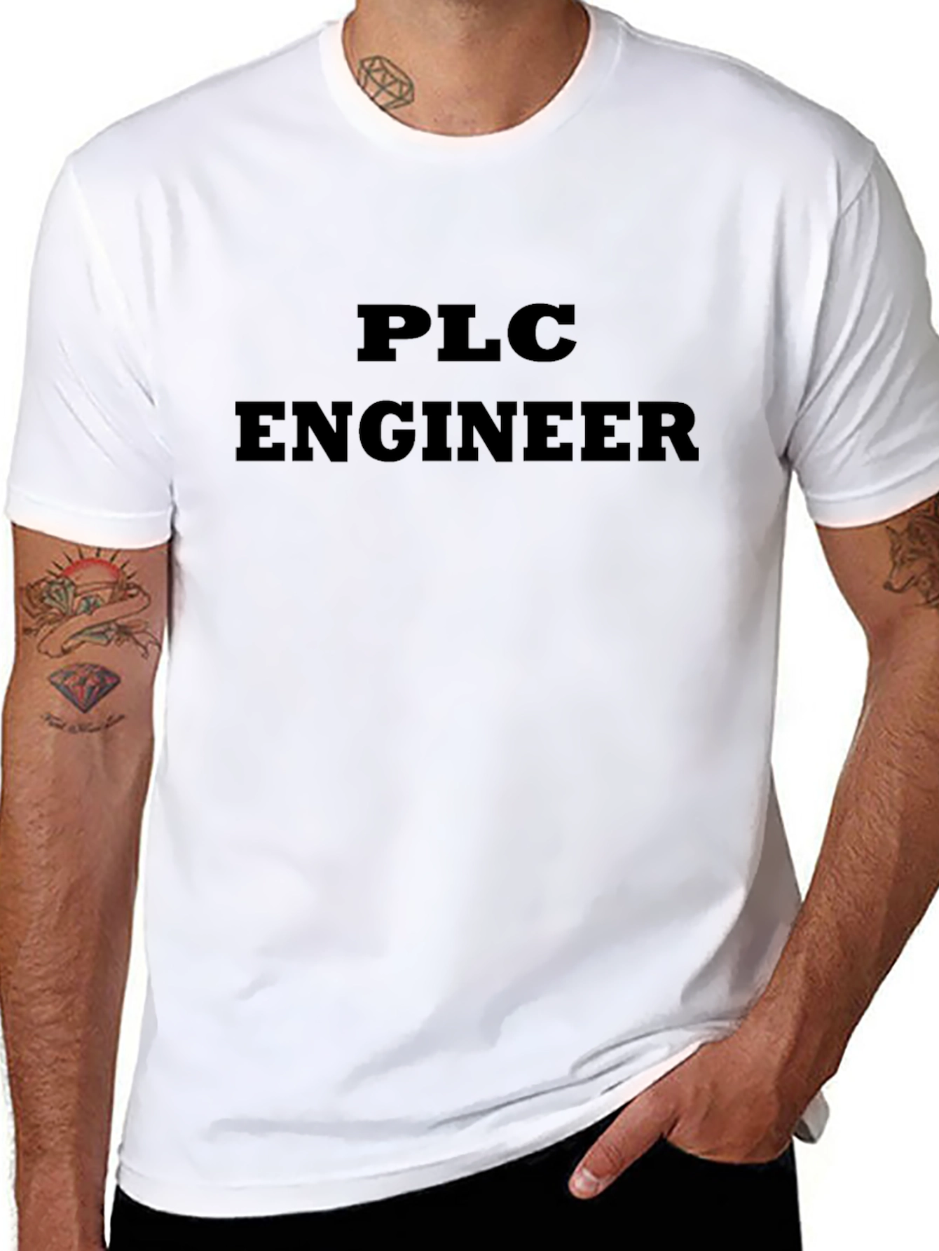 PLC Engineer Black T-Shirt