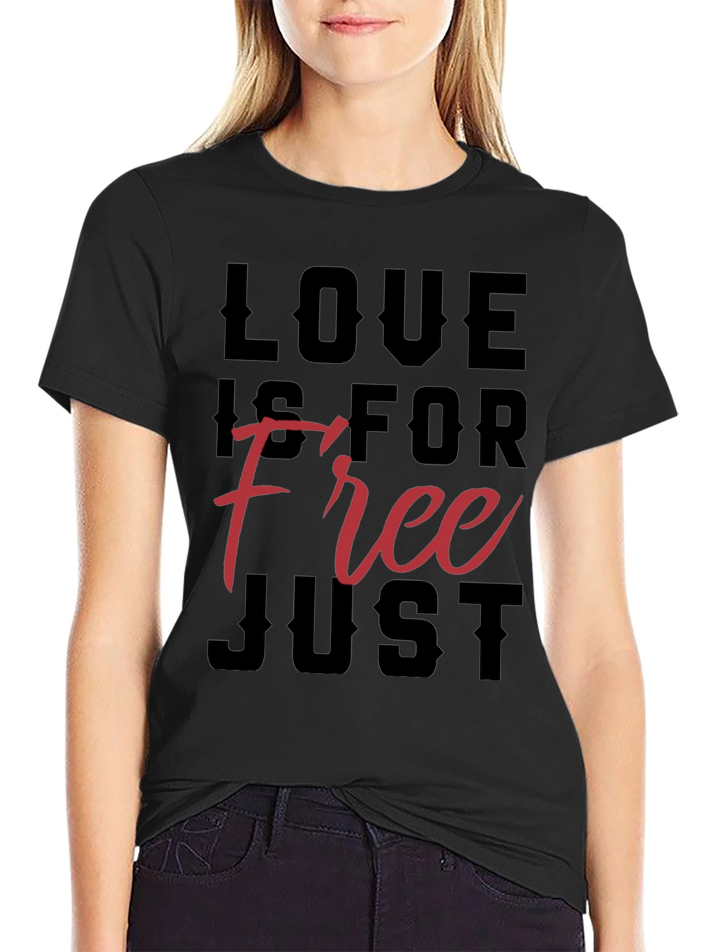 Love Is For Free Graphic T-Shirt
