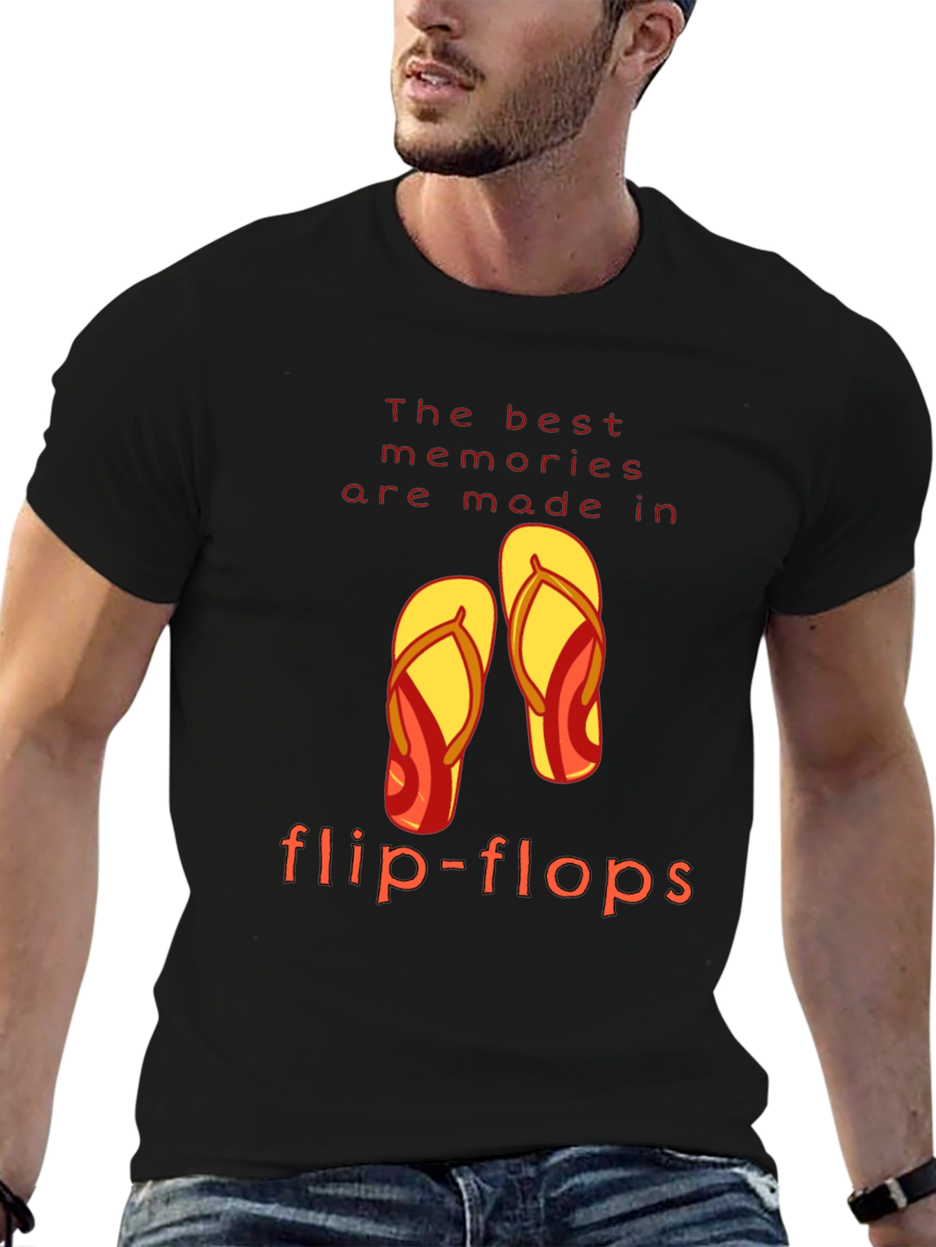Best Memories in Flip-Flops T-Shirt