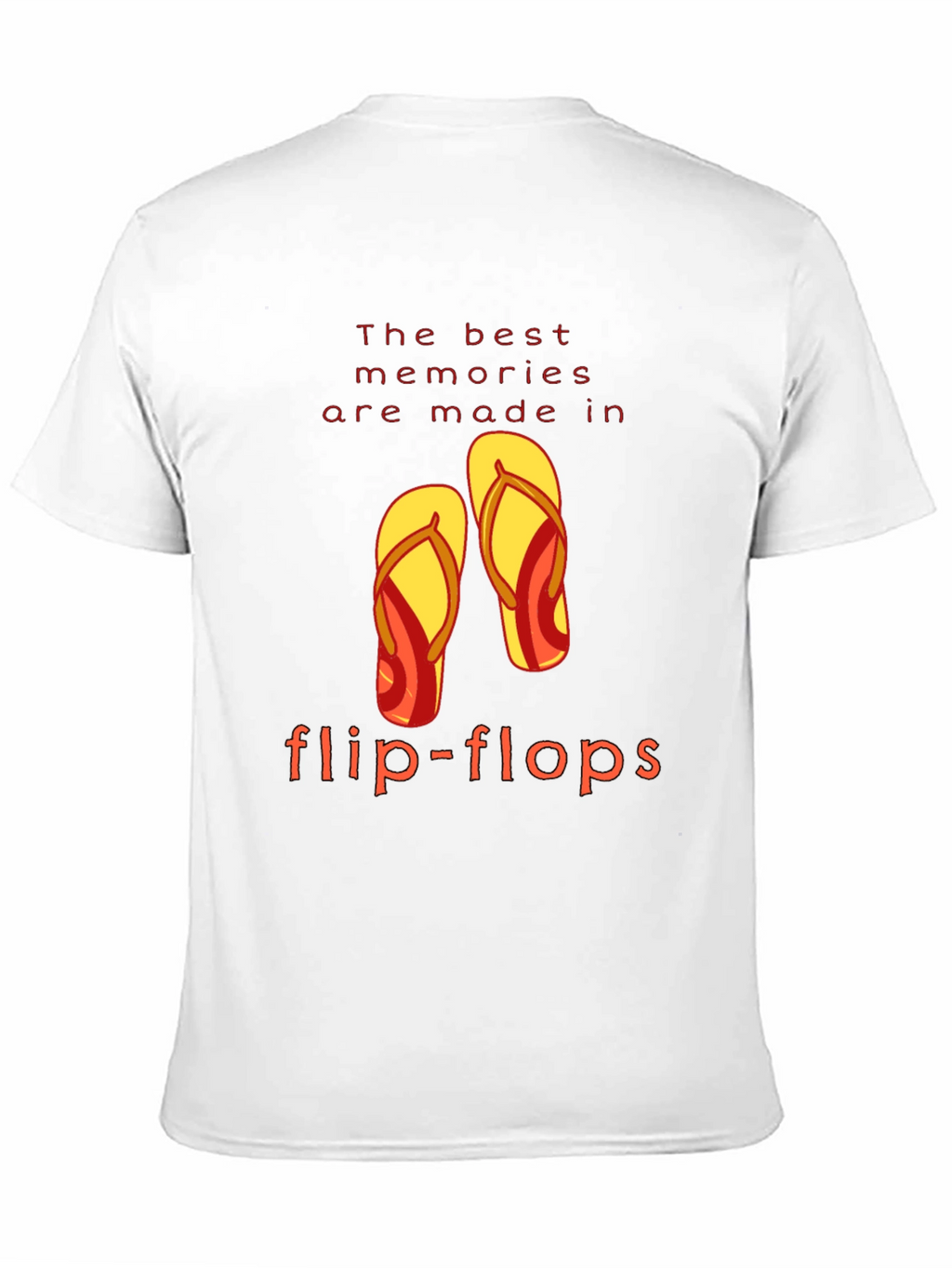 Best Memories in Flip-Flops T-Shirt