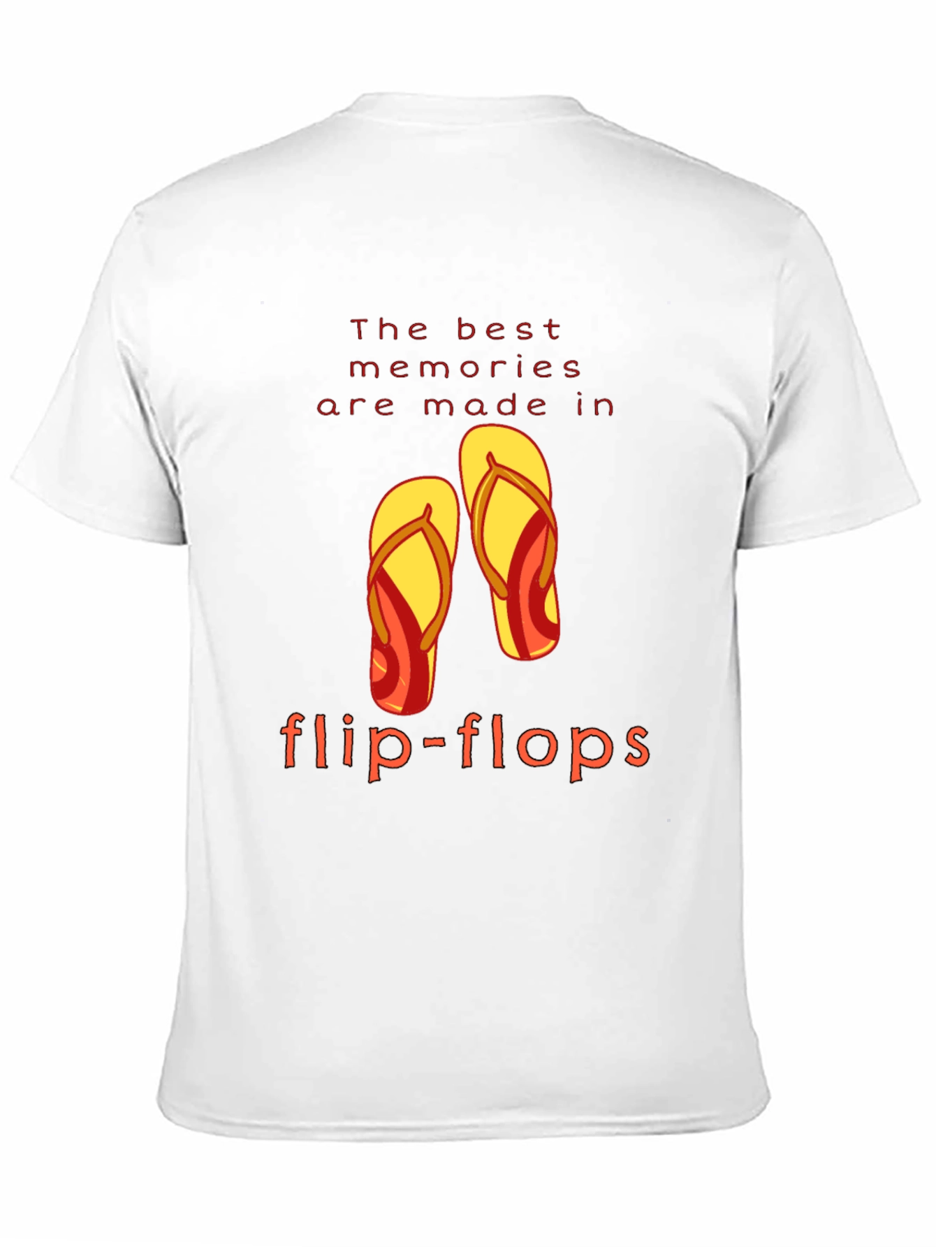 Best Memories in Flip-Flops T-Shirt