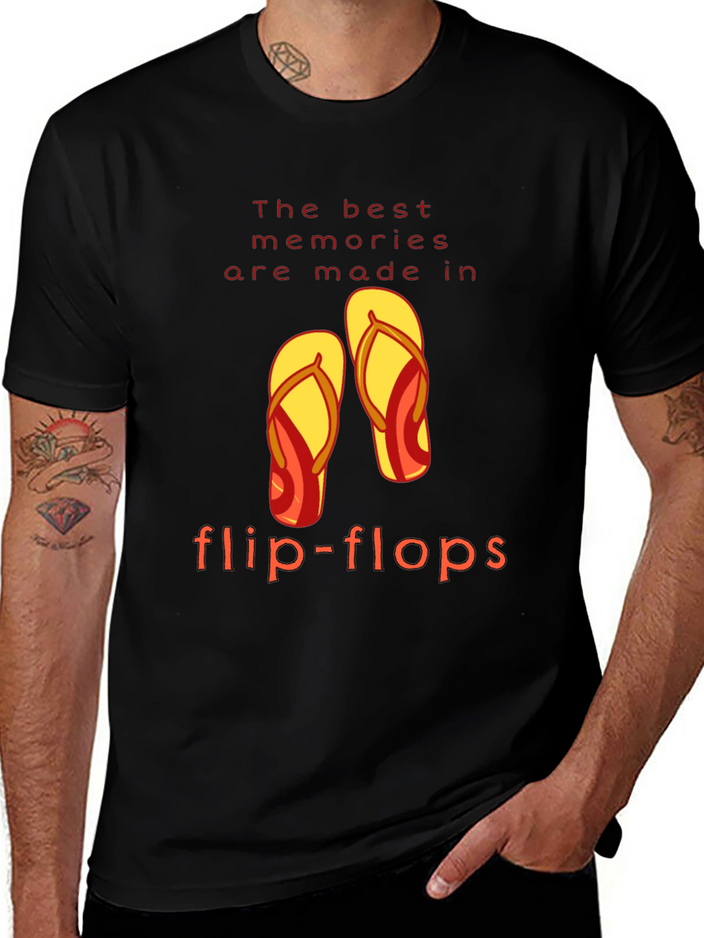 Best Memories in Flip-Flops T-Shirt