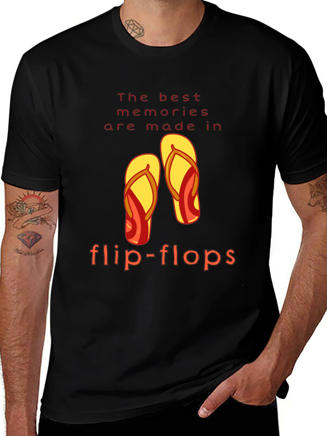Best Memories in Flip-Flops T-Shirt