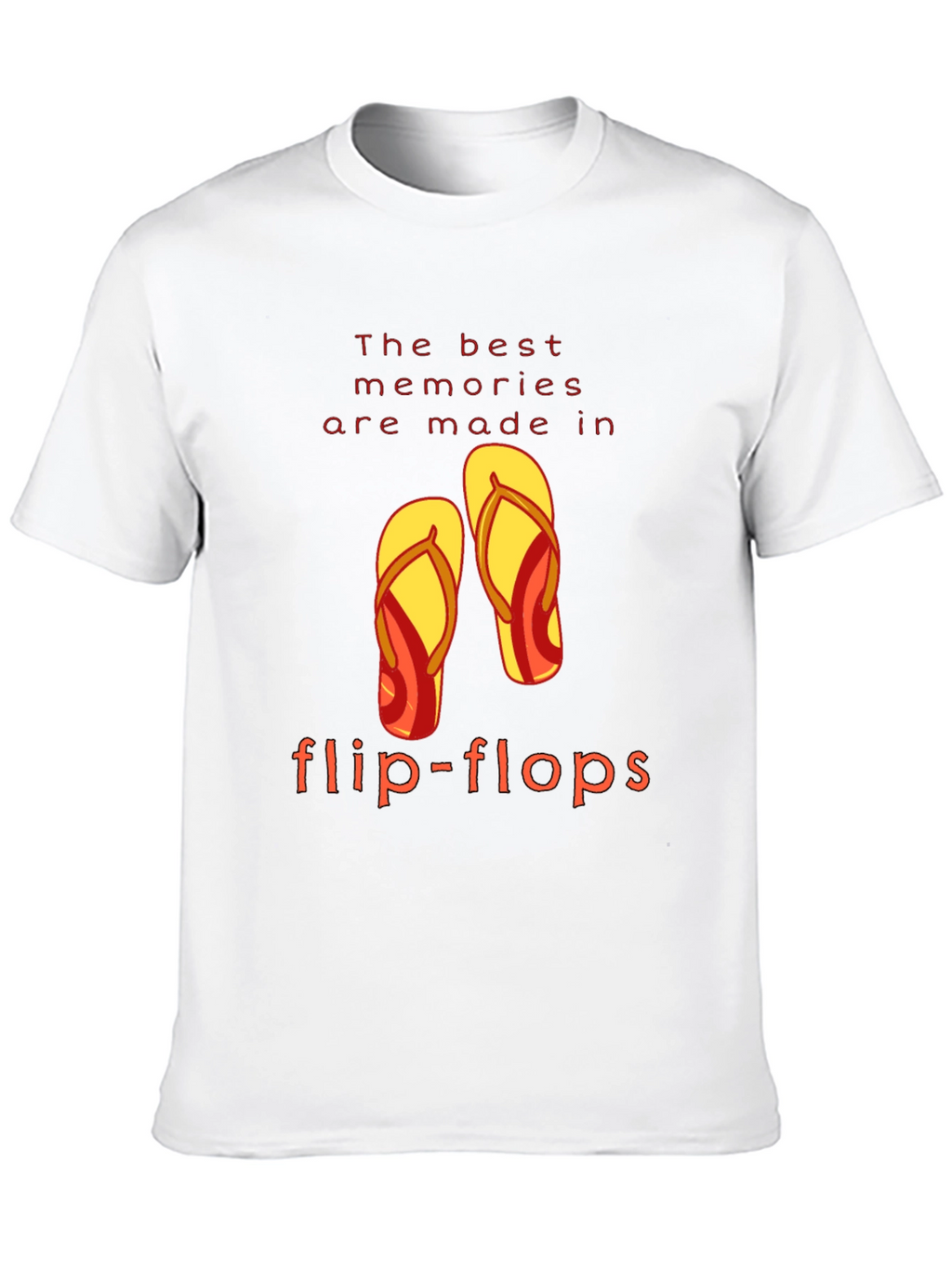 Best Memories in Flip-Flops T-Shirt