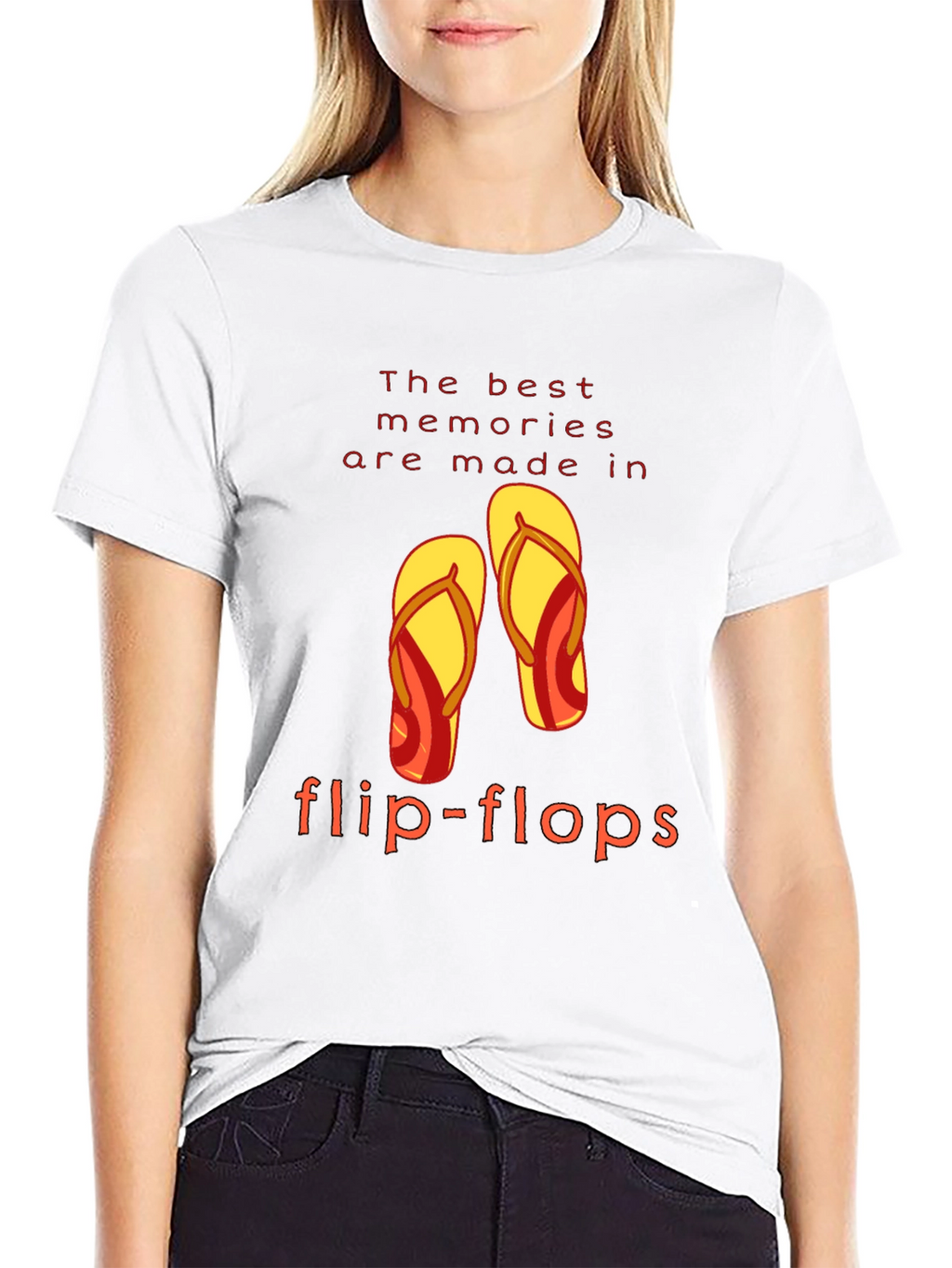 Best Memories in Flip-Flops T-Shirt