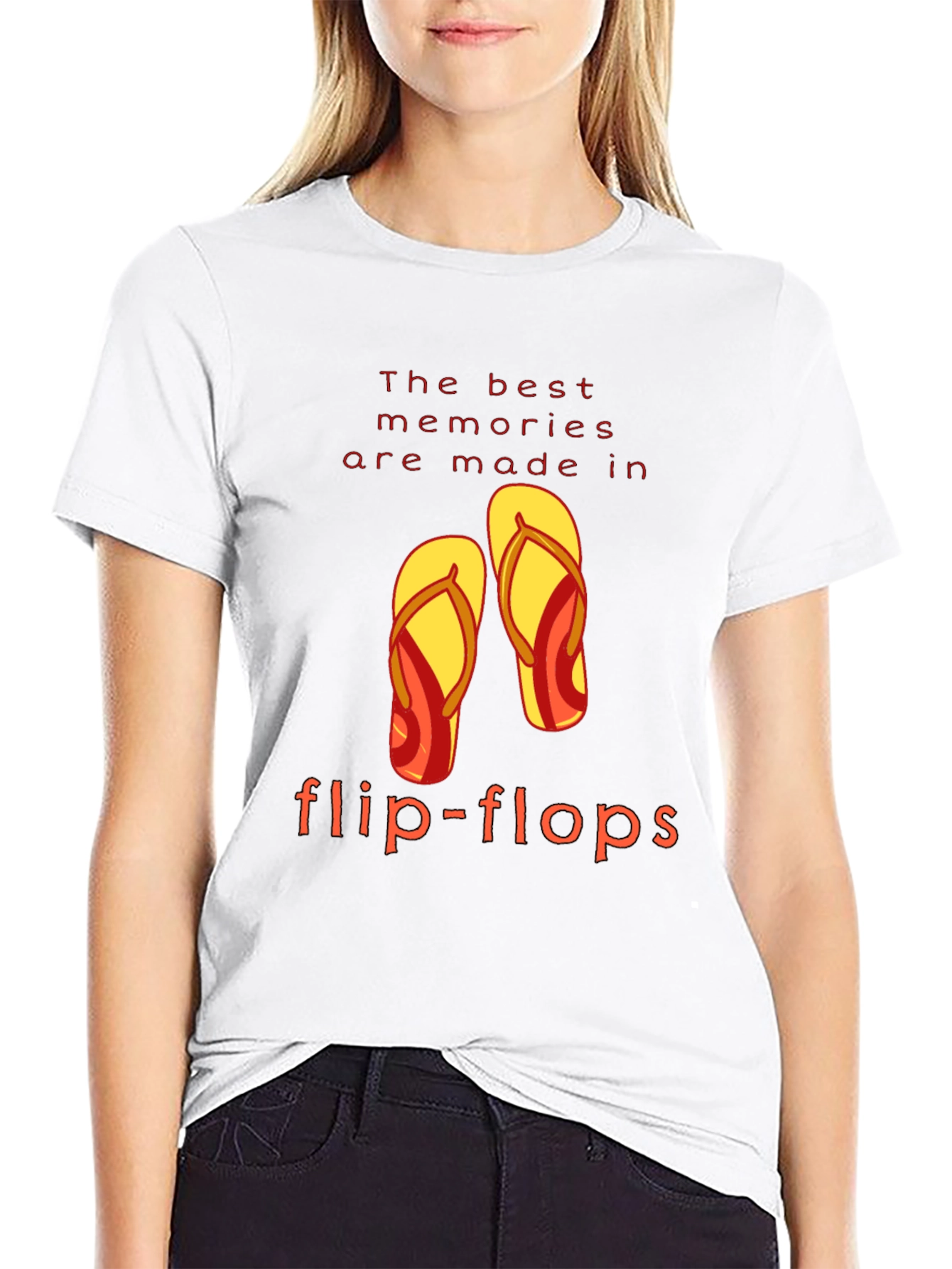 Best Memories in Flip-Flops T-Shirt
