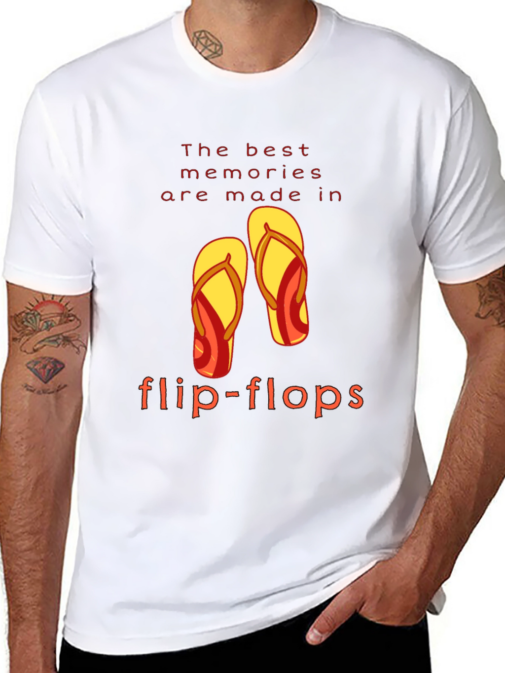 Best Memories in Flip-Flops T-Shirt