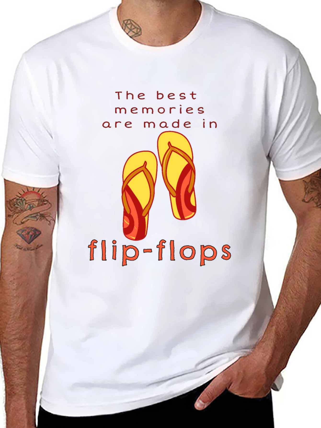 Best Memories in Flip-Flops T-Shirt