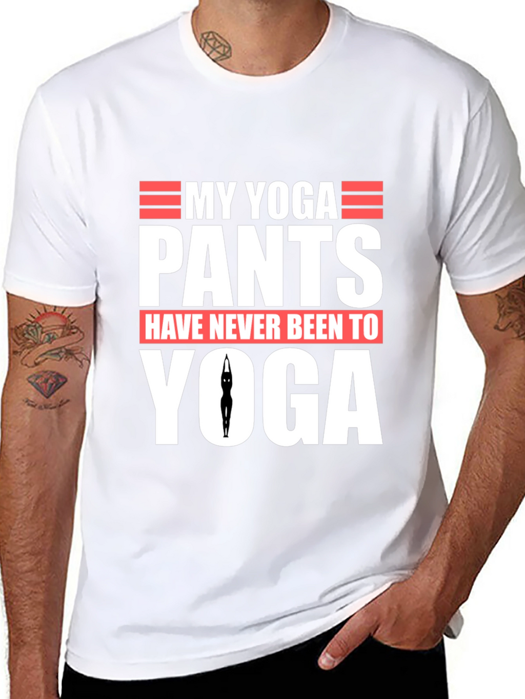 My Yoga Pants T-Shirt - Funny Graphic Tee