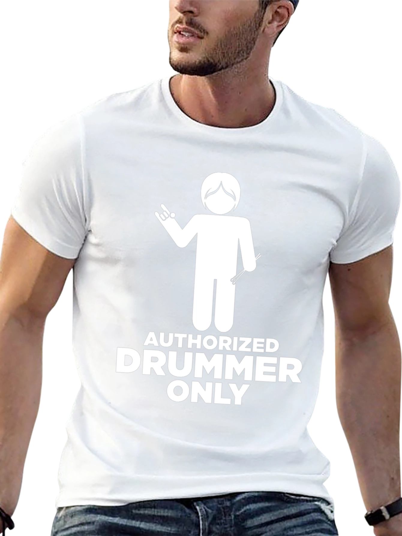 Authorized Drummer Only Graphic Tee