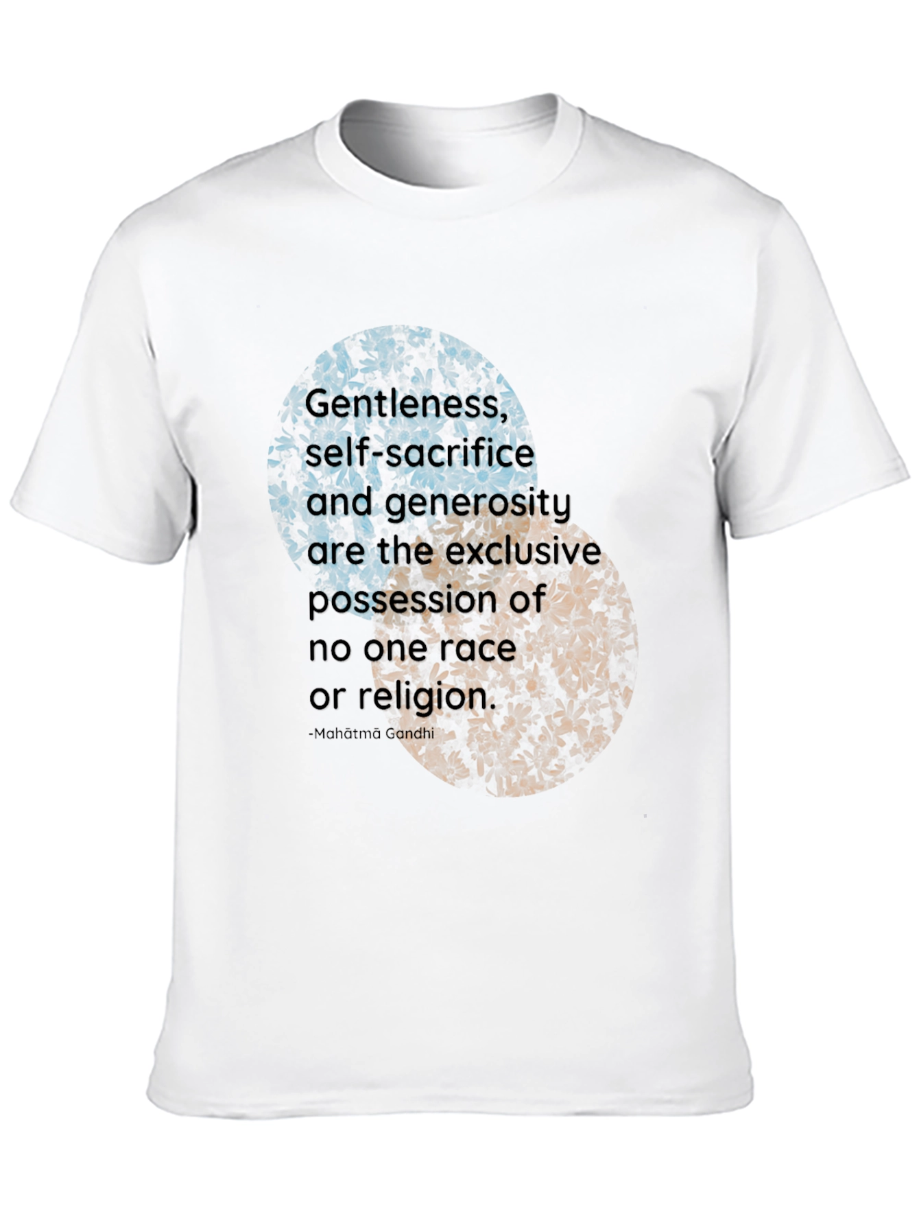 Floral Inspirational Quote T-Shirt