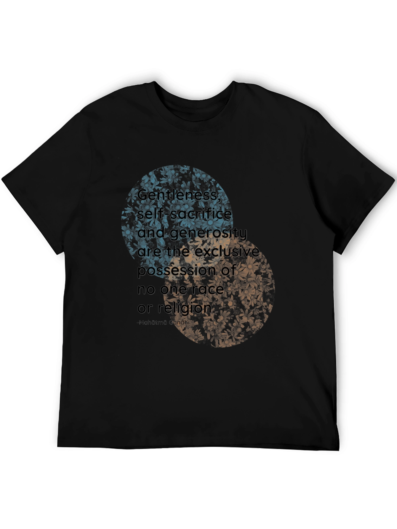 Floral Inspirational Quote T-Shirt