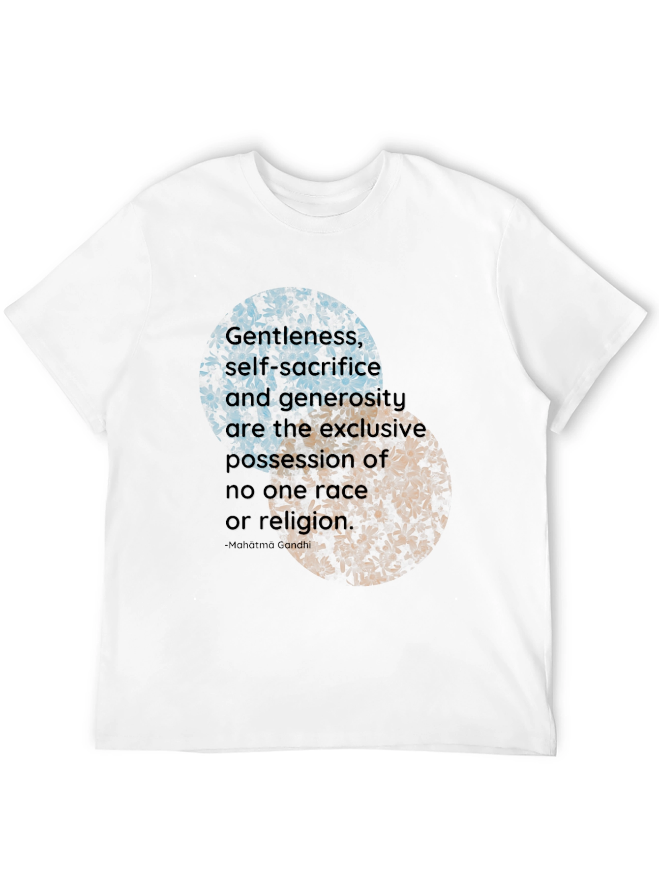 Floral Inspirational Quote T-Shirt
