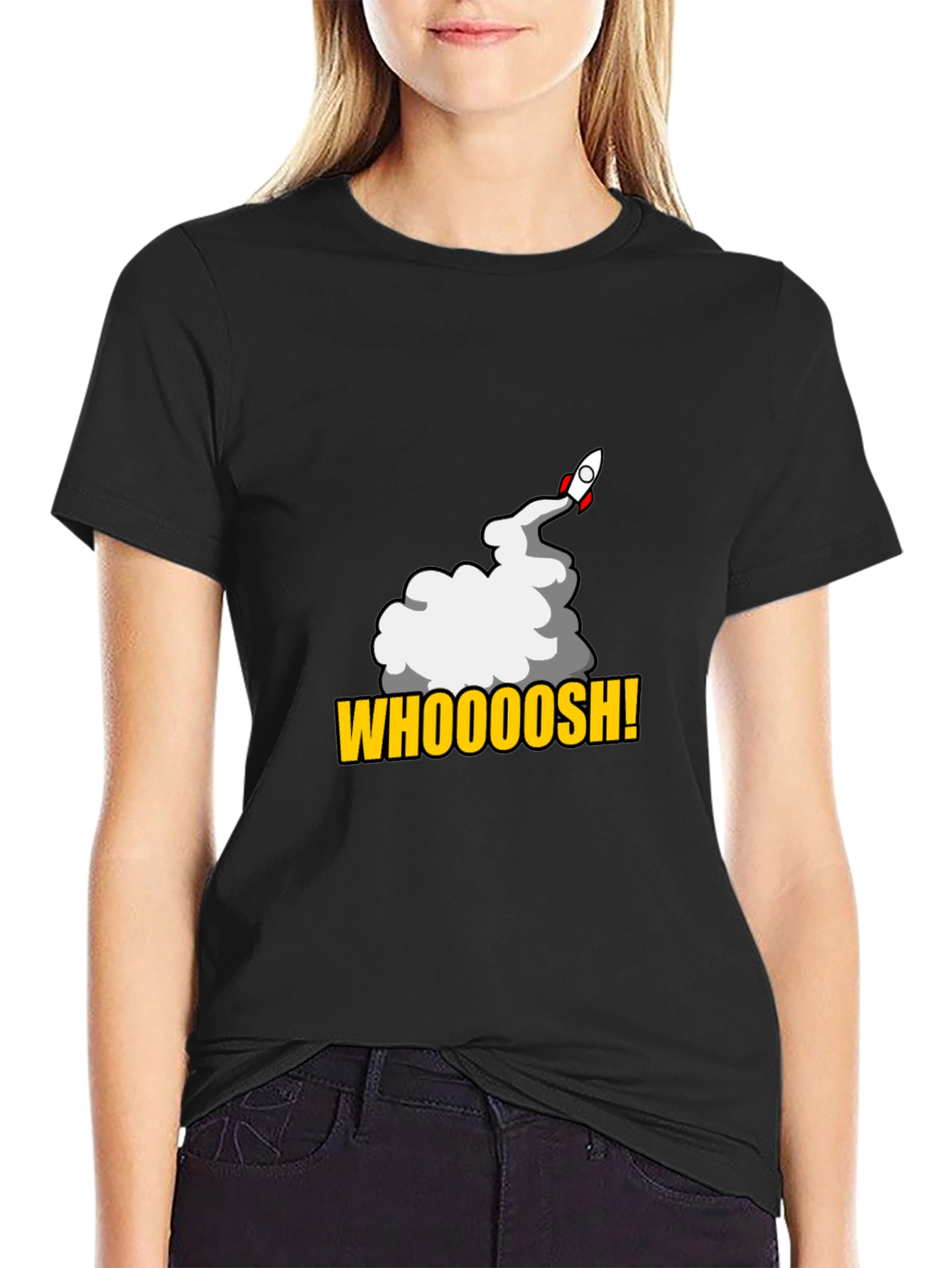 Whoooosh Rocket T-Shirt - Blast Off in Style!