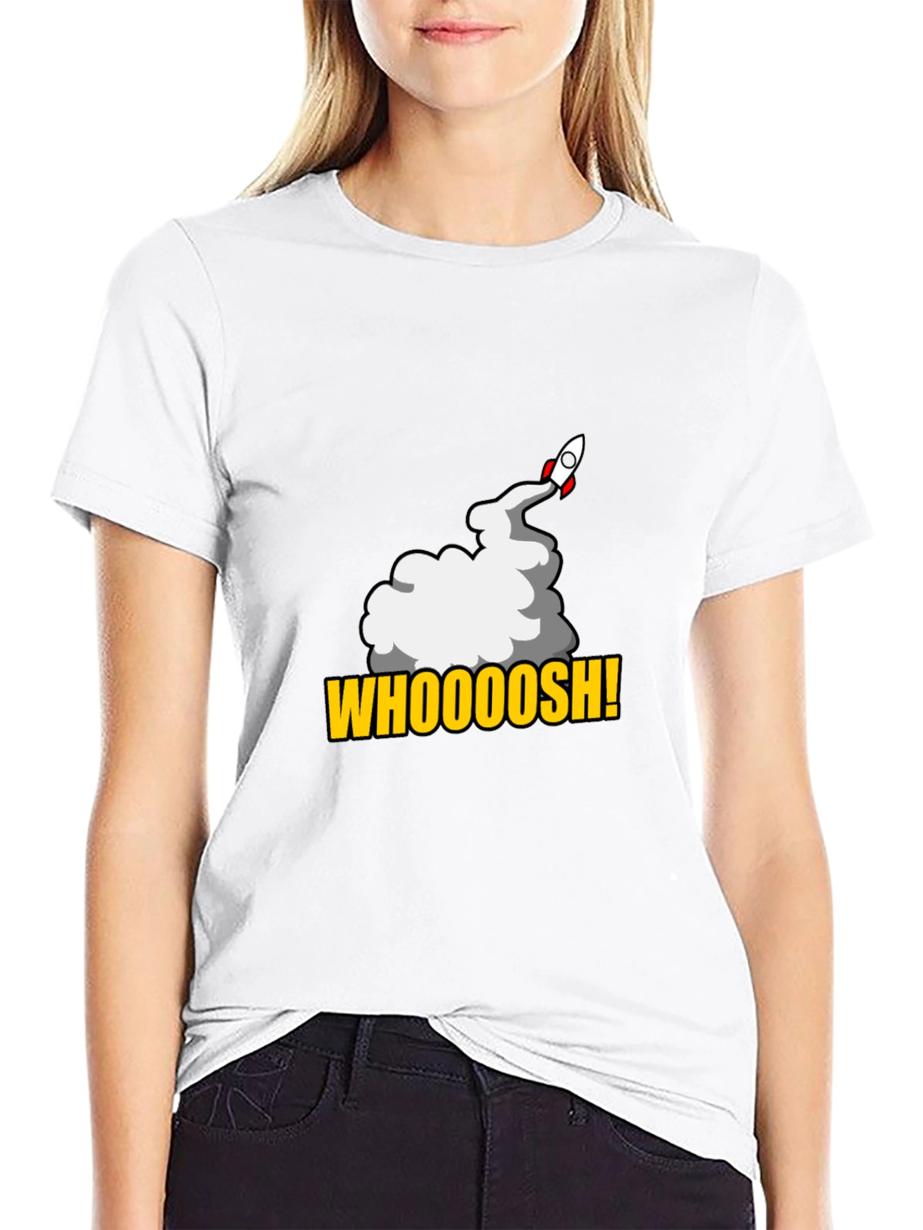 Whoooosh Rocket T-Shirt - Blast Off in Style!