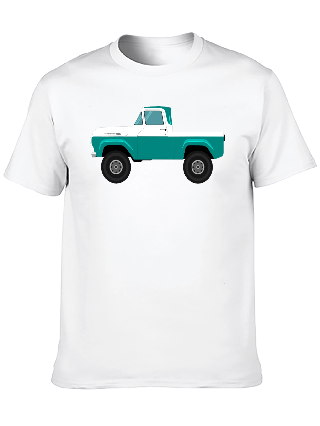 Classic Truck Graphic Tee - Retro Automotive Style