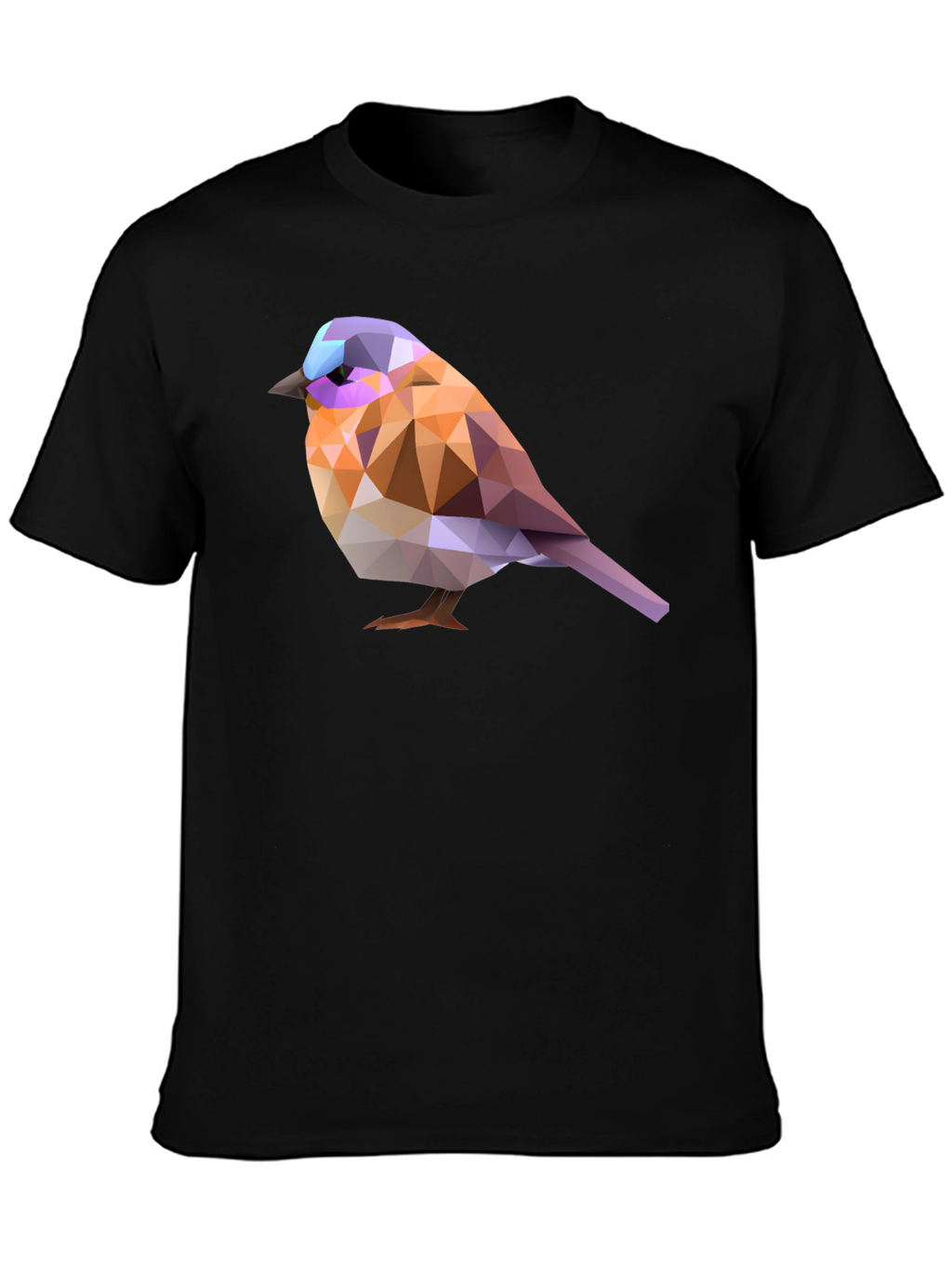 Geometric Bird T-Shirt - Abstract Art Tee