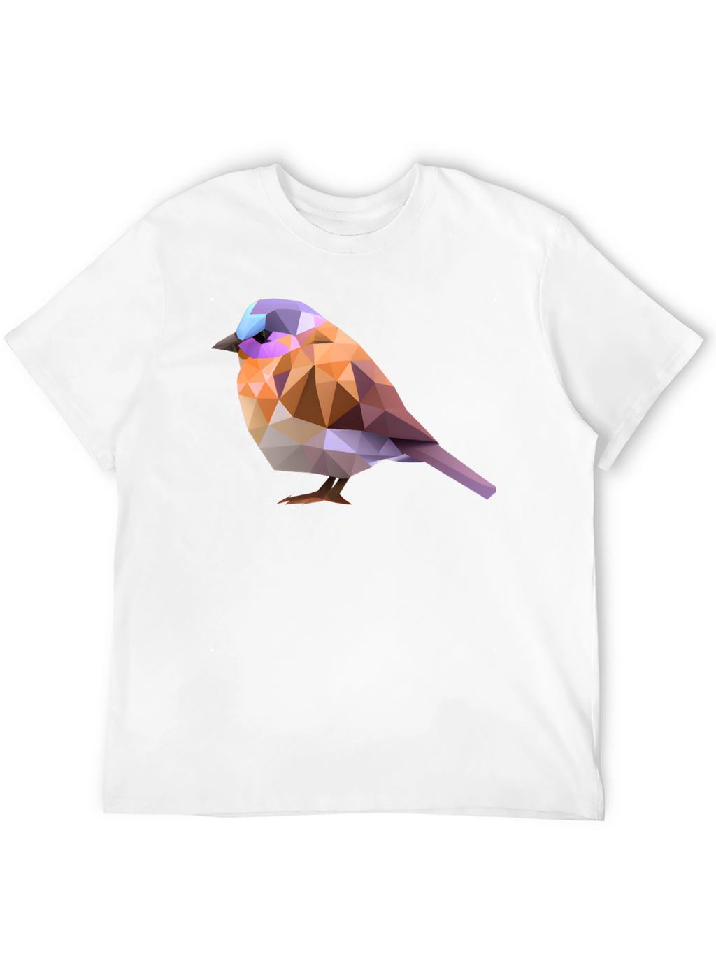 Geometric Bird T-Shirt - Abstract Art Tee