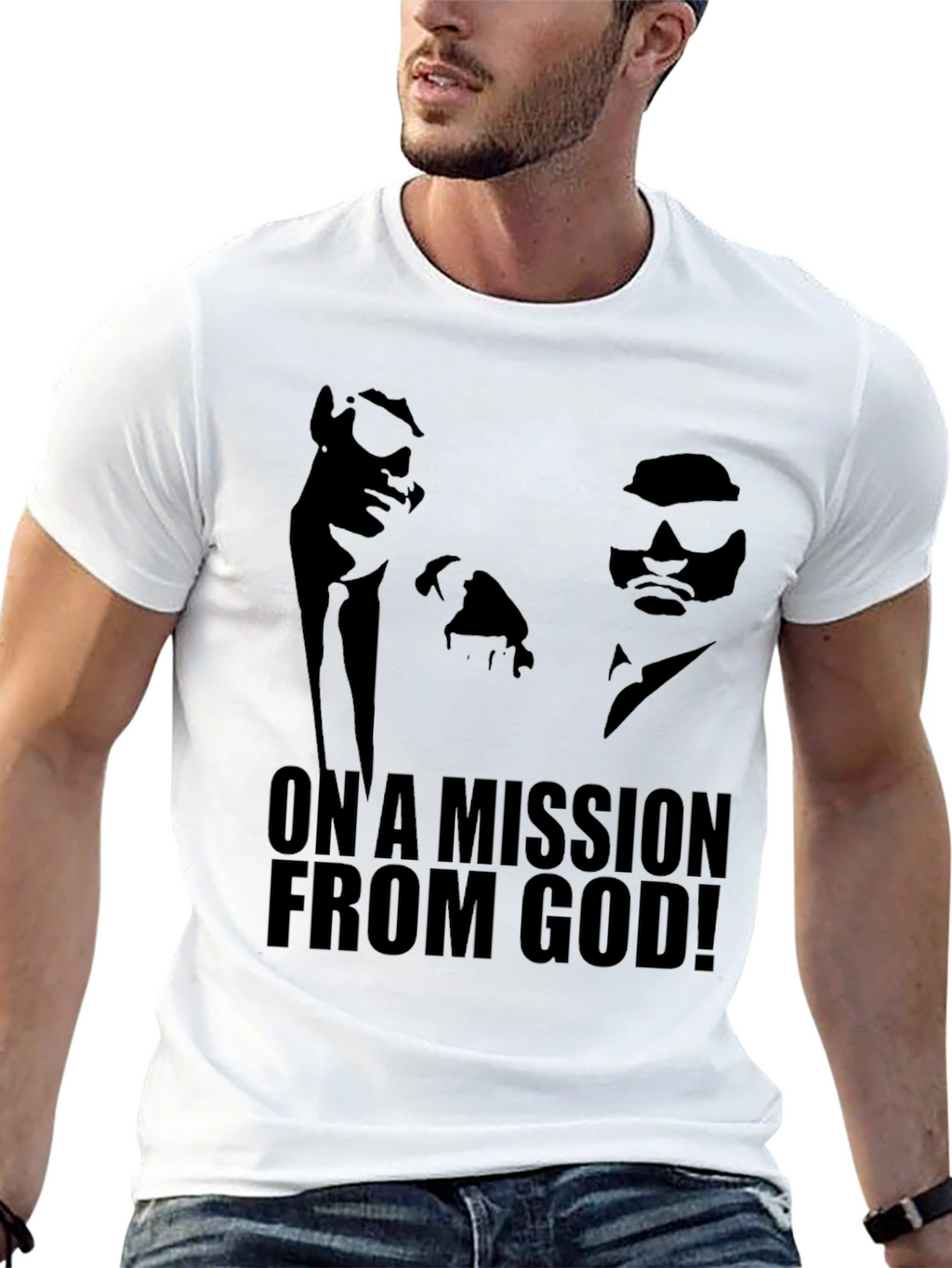 Blues Brothers On a Mission From God! Black T-Shirt