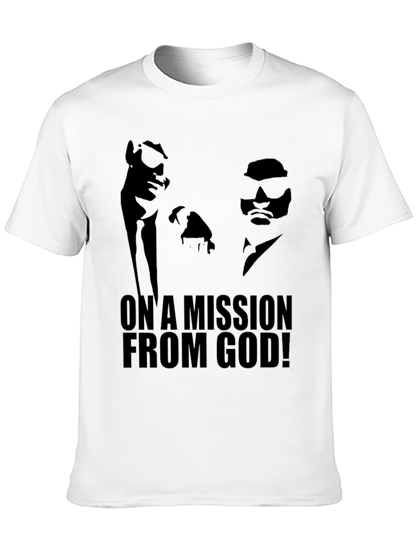 Blues Brothers On a Mission From God! Black T-Shirt