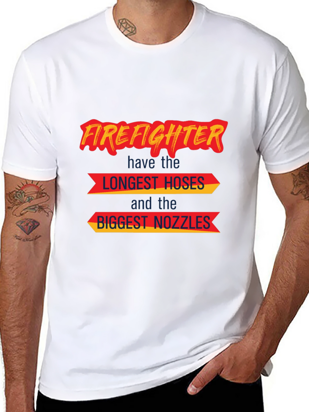 Firefighter Hoses & Nozzles Graphic Tee