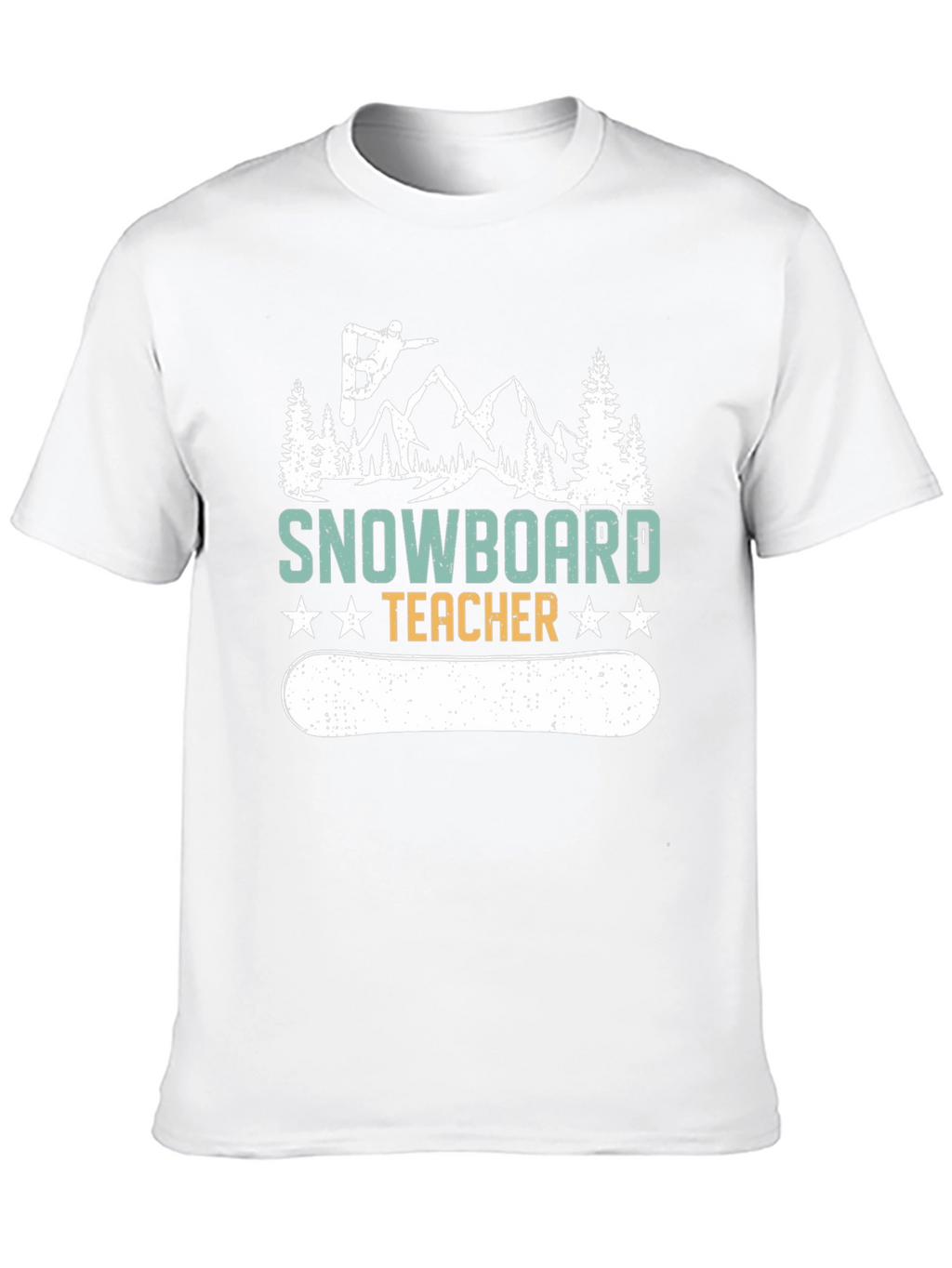 Snowboard Teacher Graphic T-Shirt