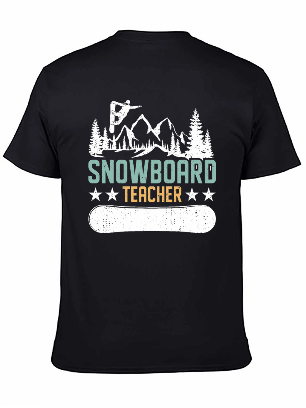 Snowboard Teacher Graphic T-Shirt