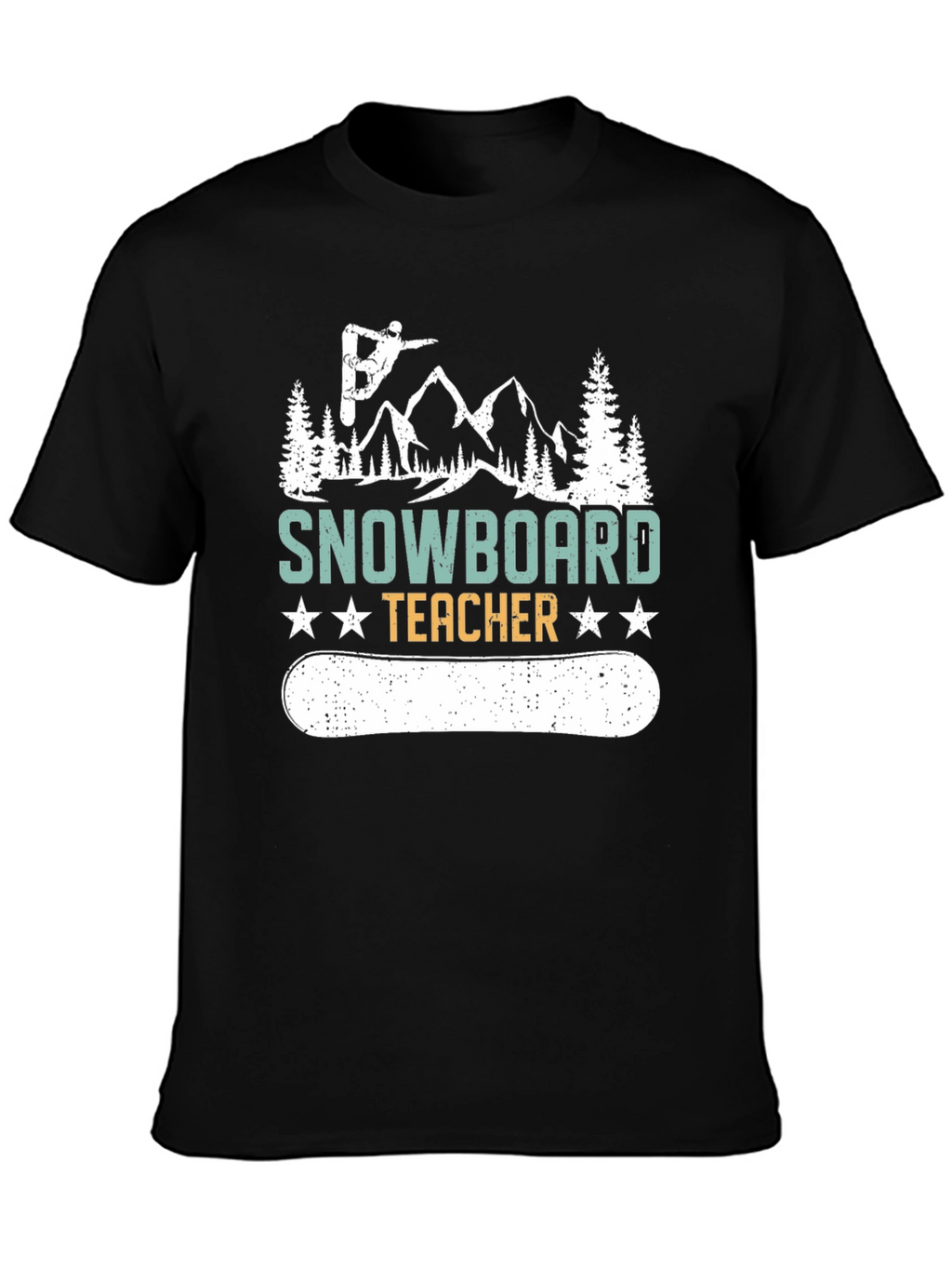 Snowboard Teacher Graphic T-Shirt
