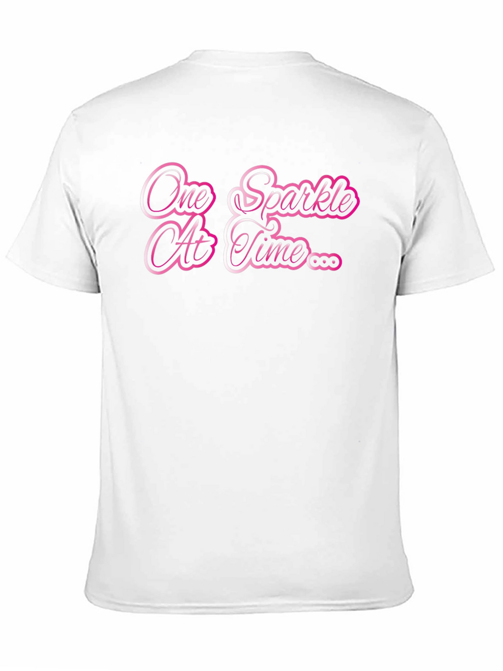 One Sparkle At A Time Black T-Shirt